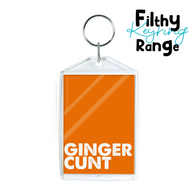 Ginger CUNT Keyring